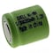 Exell Battery 1/3AA  1.2V Flat top Rechargeable Battery for DIY, FRS, Keypads, Alarms EBC-504-0 - alternate 2
